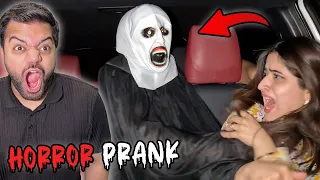 Scary Horror Prank With Aroob 😱 | Yeh Video Akele Mat Dekhna 🙏🏼👻