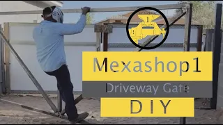 Easy DIY driveway gate