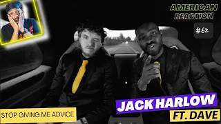 American Reacts to Jack Harlow & Dave - Stop Giving Me Advice