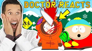 ER Doctor REACTS to South Park Kenny's Absurd Deaths