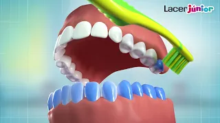 LACER JÚNIOR APRENDE A CEPILLARTE LOS DIENTES DIVIRTIÉNDOTE