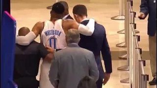 Russell Westbrook SCARY INJURY, Screaming In Pain After Twisting Ankle!