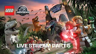 Lego Jurassic world PS5 live stream Part 5 (No commentary)