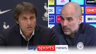 Antonio Conte and Pep Guardiola react to sanctions placed on Roman Abramovich