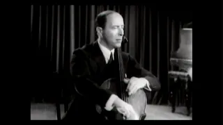 Full Film: Feuermann Performs Dvořák: Rondo in g minor, Op. 94 and Popper: Spinning Song