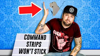 3M Command Strips 5 Reasons they wont Stick & Peel Paint off walls.How to Fix this