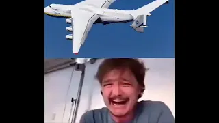 Pedro cries to AN-225 getting destroyed