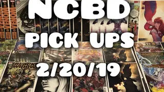 "I WENT CRAZY TODAY" NEW COMIC BOOK DAY PICK UPS COMICS IN HAND 2/20/19