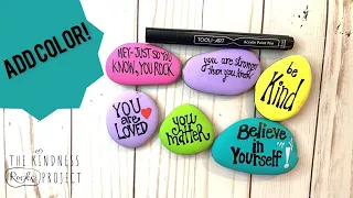 Tutorial on how to create a kindness rock