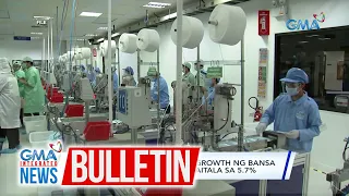 PHL Statistics Authority: GDP growth ng bansa sa unang quarter ng... | GMA Integrated News Bulletin