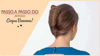 Aprenda a fazer o Coque Banana para o Ballet.