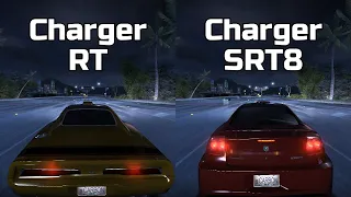 Dodge Charger RT vs Dodge Charger SRT8 - Need for Speed Carbon (Drag Race)