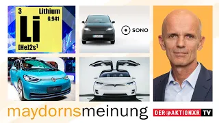 Maydorns Meinung: Tesla, BYD, NIO, VW, Porsche AG, Polestar, Sono Rivian, SMA, American Lithium