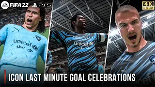 FIFA 22 | ICON Last Minute Goal Celebrations | PS5™ 4K 60FPS