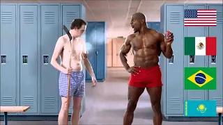 Реклама Old Spice "Potato Chips" на 4 разных языках