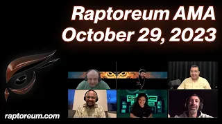 Raptoreum (RTM) AMA for October 29, 2023 (Chapters in Description)