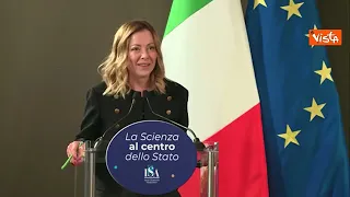 Giorgia Meloni interviene all'evento "La scienza al centro dello Stato" - INTEGRALE