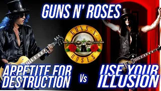 Guns N' Roses Appetite For Destruction vs Use Your Illusion | Guitar Gladiators