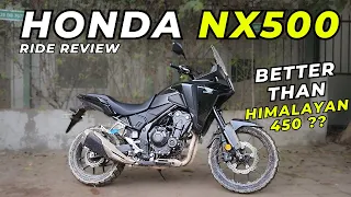 Honda NX500 - Ride Review | Better than Royal Enfield Himalayan 450 & KTM ADV 390? #hondanx500