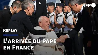 REPLAY - Visite du pape à Marseille: le souverain pontife accueilli par Élisabeth Borne | AFP