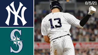 New York Yankees Vs. Seattle Mariners | Game Highlights | 8/5/21