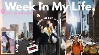 Week In My Life in LA | shoot days, come to work w me, nights out, Hollywood rooftop bar (vlog)