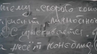 Профессор Виктор Михайлович Чернышев, фрагмент записи урока в ГДУ