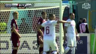 Yura Movsisyan's goal. Rubin vs Spartak | RPL 2013/14