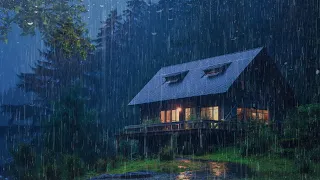 Heavy Rain To Sleep Immediately - Let The Sound Of Rain Wash Away Your Sadness Tonight - ASMR