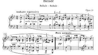 Grieg - Ballade op 24 in G minor (Andsnes)