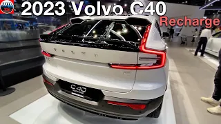 All NEW 2023 Volvo C40 Recharge - Visual REVIEW interior, exterior