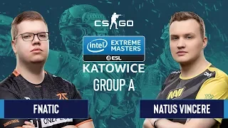 CS:GO - Natus Vincere vs. Fnatic [Inferno] Map 2 - Group A - IEM Katowice 2020