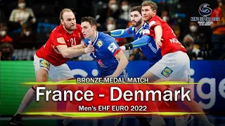 01/30/2022 France - Denmark. Bronze medal match. Highlights
