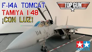 F-14A Tomcat TOP GUN Tamiya 1/48 ¡CON LUCES!