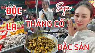 NGẮM TOÀN CẢNH SAPA VỀ ĐÊM LUNH LINH RỰC RỠ, CHỢ ĐÊM NHIỀU ĐẶC SẢN ĐỘC LẠ