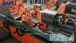 best price high speed double motor chain link fence machine factory price