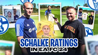 Schalke Spieler REAGIEREN auf ihre EA FC 24 RATINGS 😧