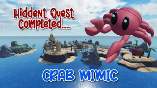 Hidden Quest Completed (CRAB MIMIC) (Newest Mimic in Tower Heroes Roblox)