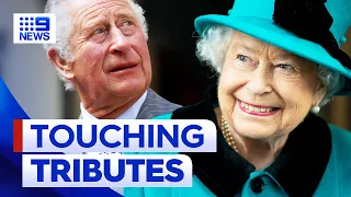 King Charles III leads tributes to his mother on anniversary of her death | 9 News Australia