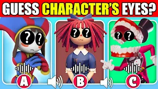 Guess The EYES | The Amazing Digital Circus 🎪 + Billie Bust Up | Pomni, Jax, Caine, Ragatha