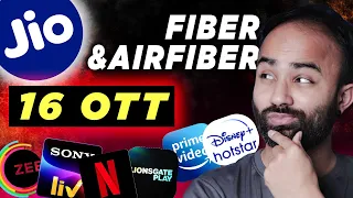 Jio Fiber and AirFiber New Plan Launched with Netflix and Amazon Prime 2024 (Hindi)