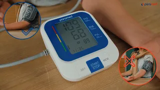 How to use automatic blood pressure machine by Paramed: settings and rules