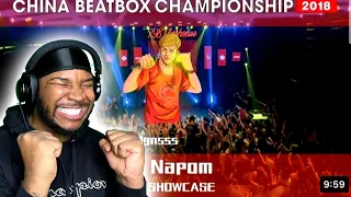Napom | CNBC 2018 Showcase | Probably the most ESH showcase| BEATBOX REACTION!!