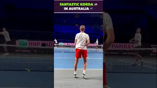 FANTASTIC KORDA IN AUSTRALIA #shorts #tennis