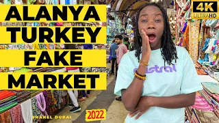 [4K] Alanya Turkey Fake Market