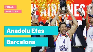 Anadolu Efes - Barcelona son 3:45 EUROLEAGUE FİNAL [TÜRKÇE]