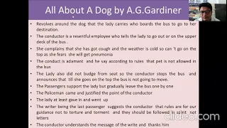 All About A Dog by A G  Gardiner  Part I Explanation in English and Hindi by Abdul Shamim