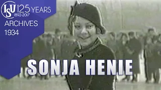 Sonja Henie (NOR) - European Championships Prague 1934 - ISU Archives