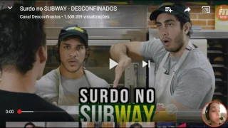 REACT-SURDO NO SUBWAY DESCONFINADOS