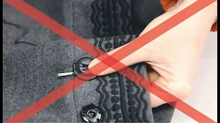 ✅ How to quickly sew on a button!